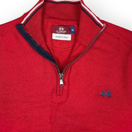La Martina Quarter‑Zip Fleece Pullover (3XL)