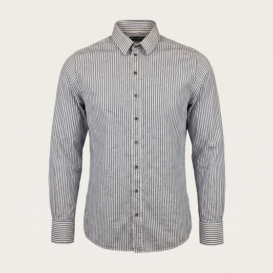 Dolce & Gabana Dolce & Gabbana Striped Button‑Up Shirt (L)