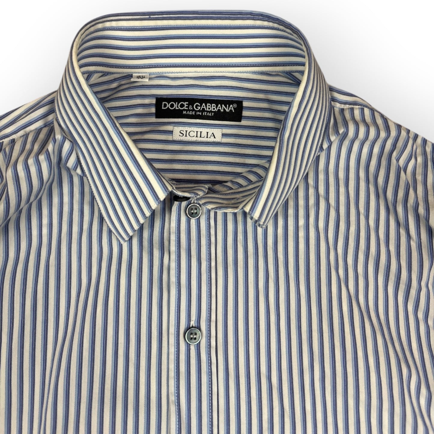 Dolce & Gabana Dolce & Gabbana Striped Button‑Up Shirt (L)