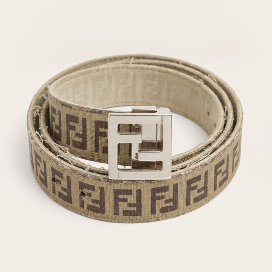 Fendi “FF Zucca Monogram Belt”