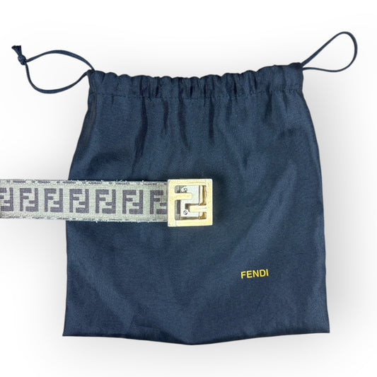 Fendi “FF Zucca Monogram Belt”
