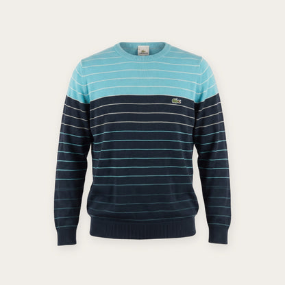Lacoste Two‑Tone Striped Knit (S)