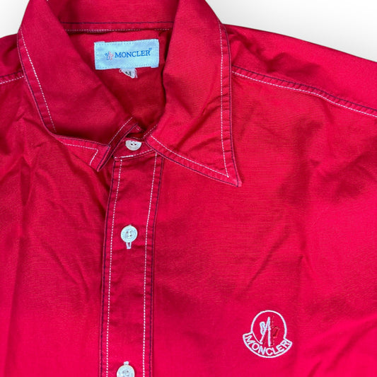 Moncler Classic Logo Button‑Up Shirt (M)