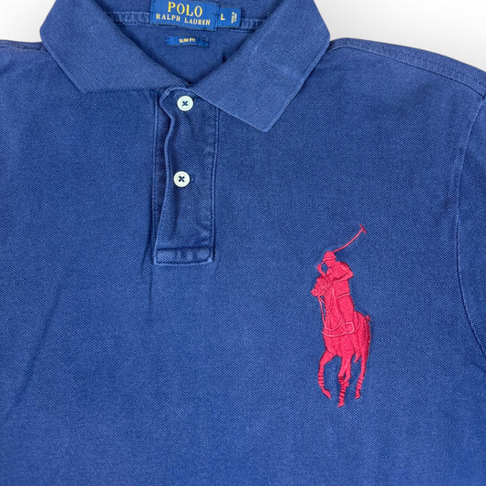 Polo Ralph Lauren Navy Big Pony Polo (L)