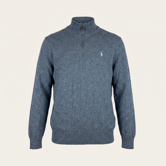Polo Ralph Lauren “Quarter‑Zip Knit Sweater” (M)