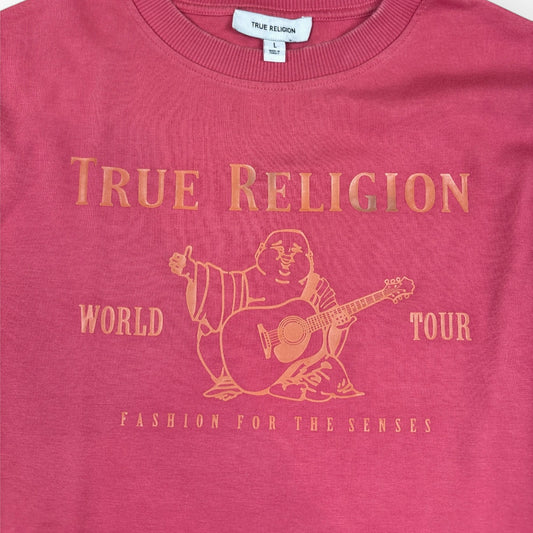 True Religion „World Tour“ Sweatshirt (L)